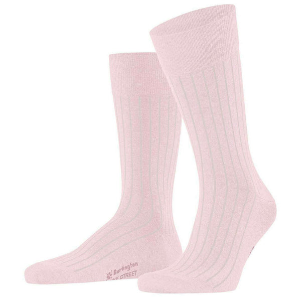 Burlington Pink Duke Street Socks
