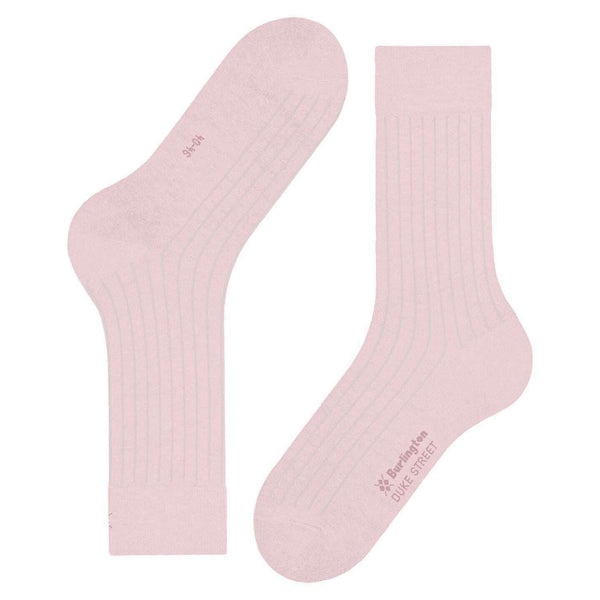 Burlington Pink Duke Street Socks