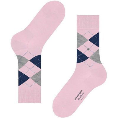 Burlington Pink Manchester Socks