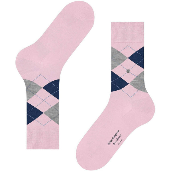 Burlington Pink Manchester Socks