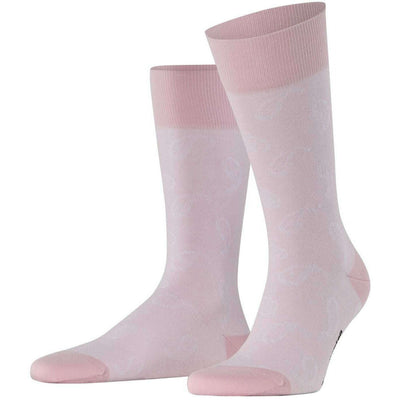 Burlington Pink Paisley Socks
