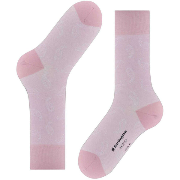 Burlington Pink Paisley Socks