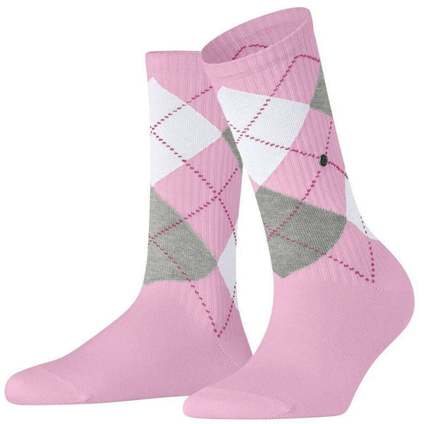 Burlington Pink Rib Courtside Socks