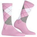 Burlington Pink Rib Courtside Socks