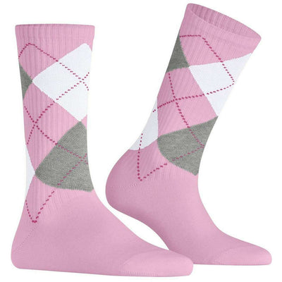 Burlington Pink Rib Courtside Socks