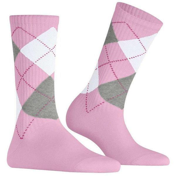 Burlington Pink Rib Courtside Socks