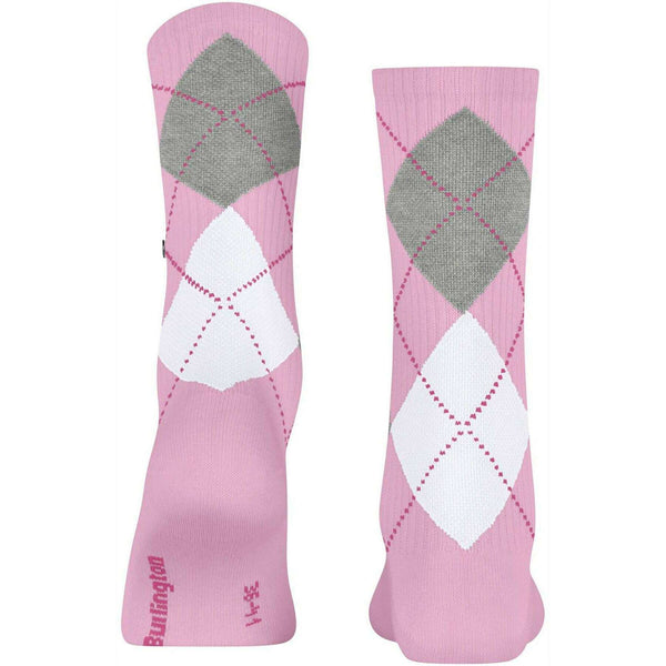 Burlington Pink Rib Courtside Socks