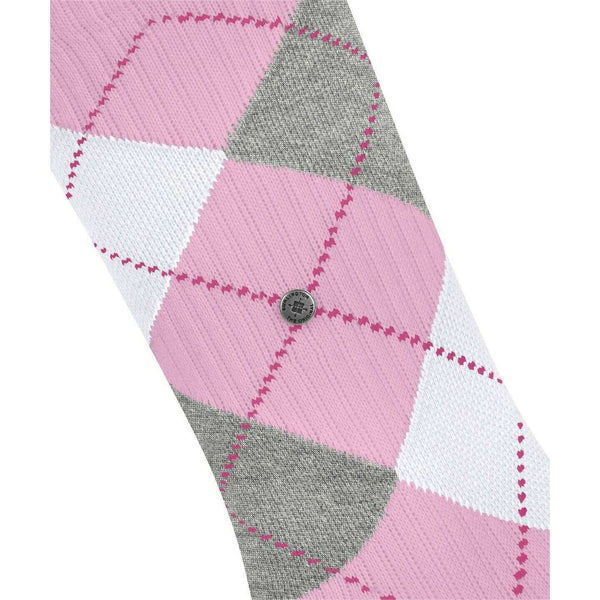 Burlington Pink Rib Courtside Socks