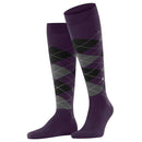 Burlington Purple Edinburgh Knee High Socks