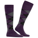 Burlington Purple Edinburgh Knee High Socks