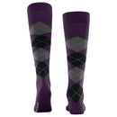 Burlington Purple Edinburgh Knee High Socks