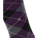 Burlington Purple Edinburgh Knee High Socks