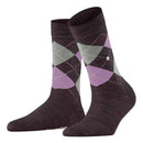Burlington Purple Melange Marylebone Socks