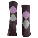 Burlington Purple Melange Marylebone Socks