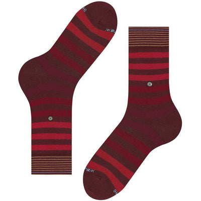 Burlington Red Blackpool Socks