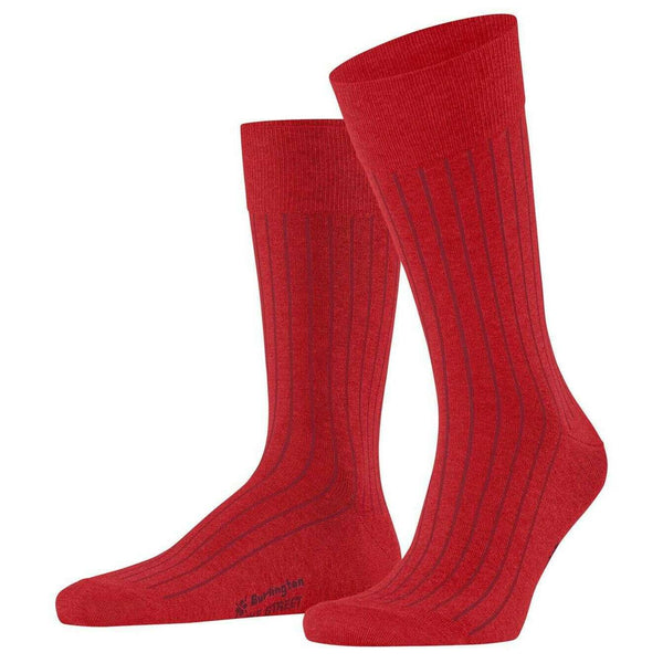 Burlington Red Duke Street Socks