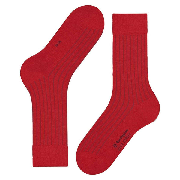Burlington Red Duke Street Socks