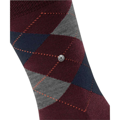 Burlington Red Edinburgh Socks
