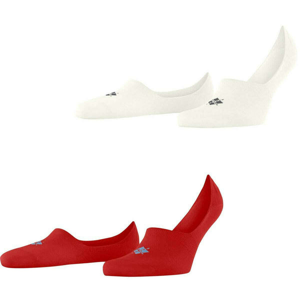 Burlington Red Everyday 2-Pack No Show Socks