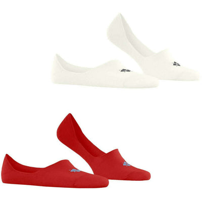 Burlington Red Everyday 2-Pack No Show Socks