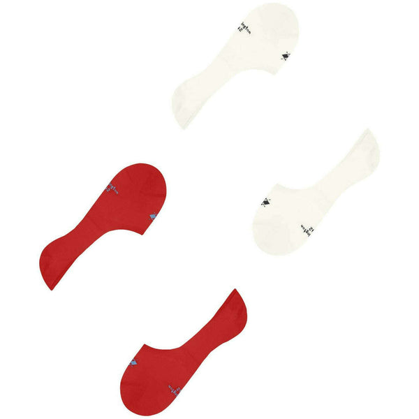 Burlington Red Everyday 2-Pack No Show Socks