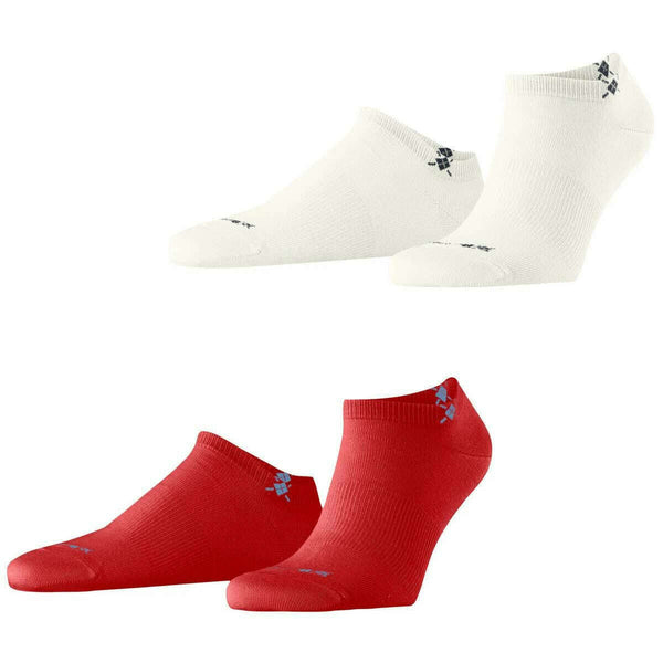 Burlington Red Everyday 2-Pack Sneaker Socks