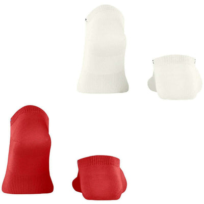 Burlington Red Everyday 2-Pack Sneaker Socks