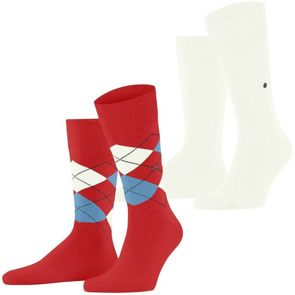 Burlington Red Everyday Mix 2-Pack Socks