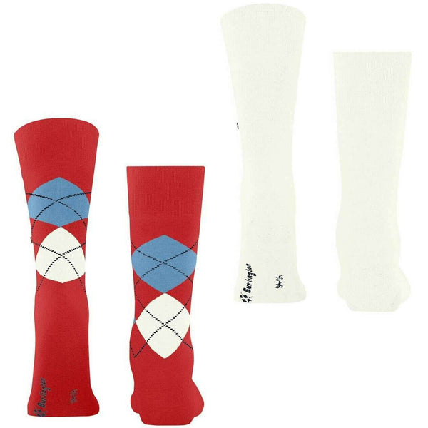 Burlington Red Everyday Mix 2-Pack Socks