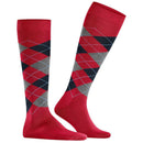 Burlington Red Manchester Knee High Socks