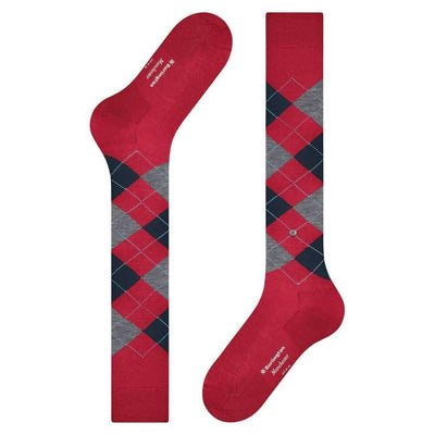 Burlington Red Manchester Knee High Socks