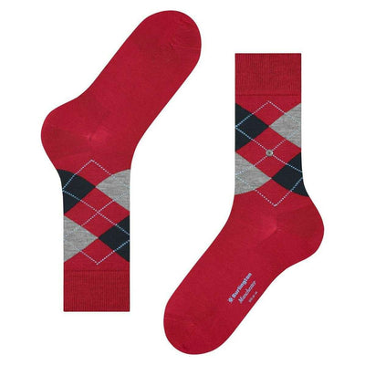 Burlington Red Manchester Socks