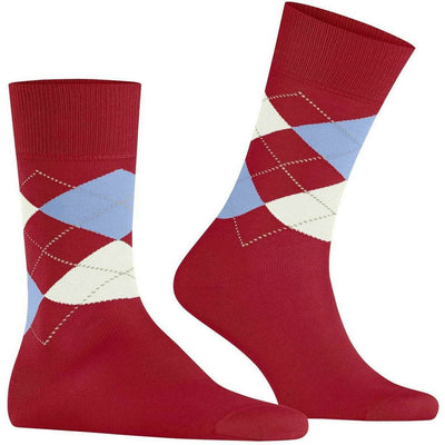 Burlington Red Manchester Socks