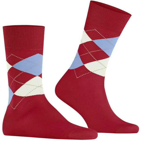 Burlington Red Manchester Socks