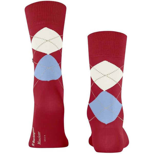 Burlington Red Manchester Socks