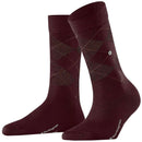 Burlington Red Marylebone Lurex Socks