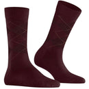 Burlington Red Marylebone Lurex Socks