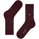 Burlington Red Marylebone Lurex Socks