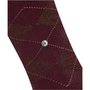 Burlington Red Marylebone Lurex Socks