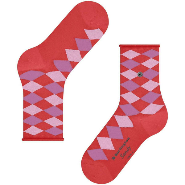 Burlington Red Sandy Short Socks