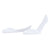Burlington White Aberdeen No Show Socks