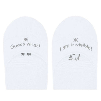 Burlington White Aberdeen No Show Socks