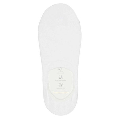 Burlington White Athleisure No Show Socks