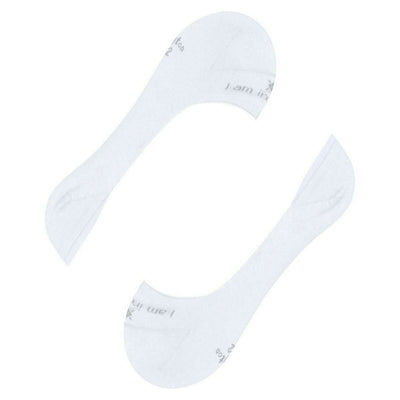 Burlington White Carrington No Show Socks