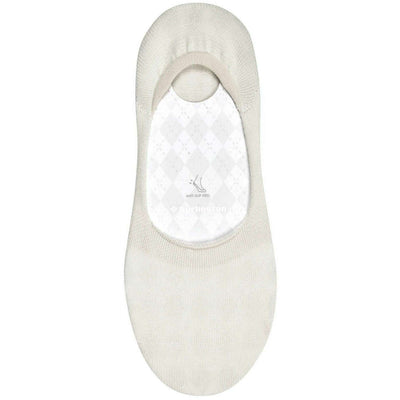 Burlington White Cornwall Invisible Socks