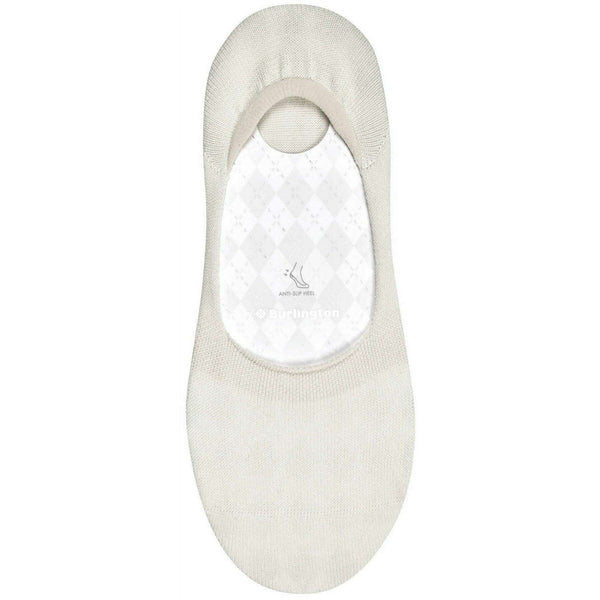 Burlington White Cornwall Invisible Socks