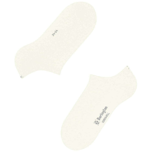 Burlington White Cornwall Sneaker Socks