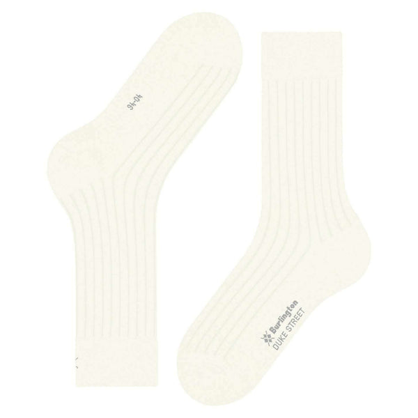 Burlington White Duke Street Socks