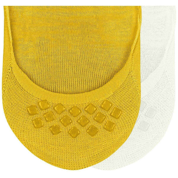 Burlington White Everyday 2-Pack Invisible Socks