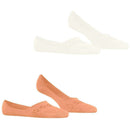 Burlington White Everyday 2-Pack Invisible Socks